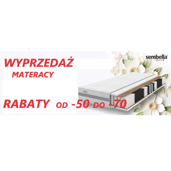 WYPRZEDAŻ - MATERACE